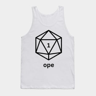 Natural Ope (black) Tank Top